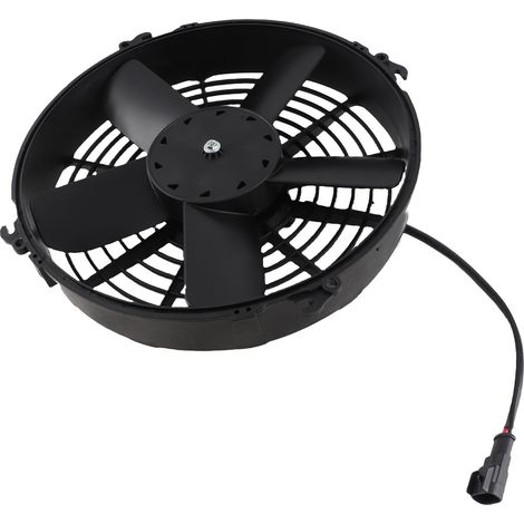 Elektrischer Kühlventilator für Klimaanlagenkondensator 330 mm, 24 V, 160 W, fünf Flügel, für Klimaanlagenkühler, Busse und LKWs. (1/5)