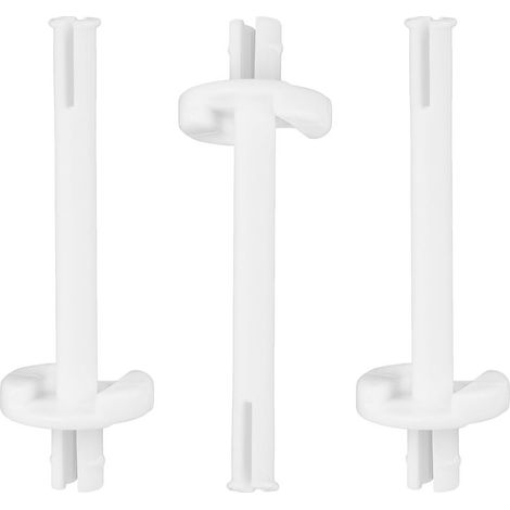 Bardusch -Lot de 3 porte-bobines pour machine à coudre, support de fil à coudre, tiges porte-bobine blanches, accessoires de remplacement pour porte-bobine (1/5)