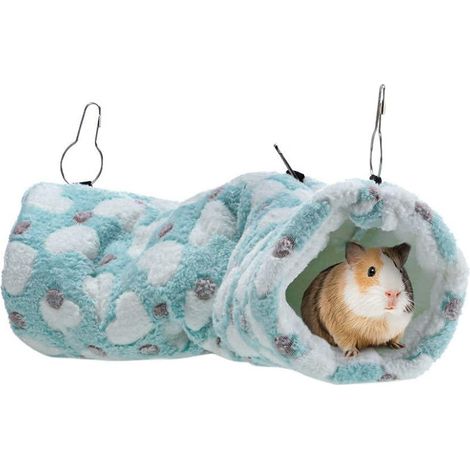 Tunnel suspendu pour petits animaux, jouets suspendus pour hamsters, hamac pour planeur de sucre, accessoires de cage, litière pour chinchillas//