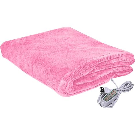 Couverture Chauffante Électrique - 3 Niveaux De Chaleur - Minuterie Réglable Jusqu'à 5 H - Arrêt Automatique - 26 × 40 Pouces - 1 Pièce