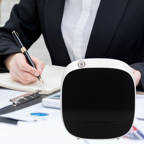 Dispensador de fragancias automático a pilas, fragancia ajustable para el hogar y hoteles, control por Bluetooth o botón. (1/5)