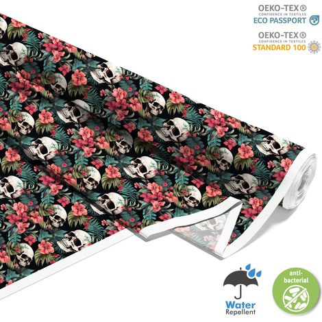 TESSUTI DECORATIVI PER ESTERNI OXFORD - Motivo Teschio I DX4255 (1/5)