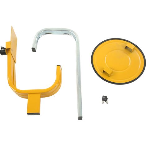 Antivol de roue universel pour voiture, camping-car, camion, remorque et SUV, avec mâchoire ajustable et pince réglable (1/5)