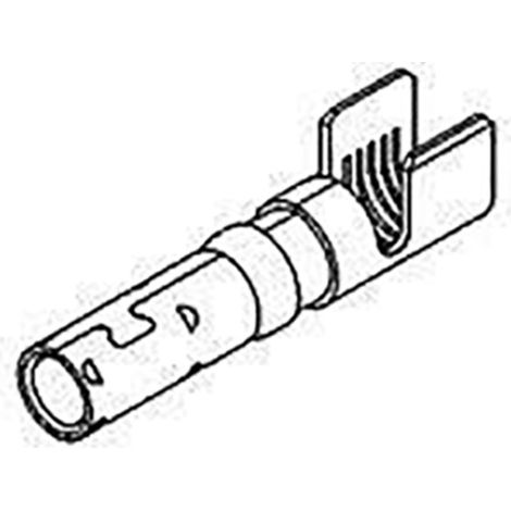 TE Connectivity 213843-3 Rundstecker Buchsenkontakt 1 St.