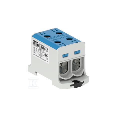 Connettore OTL95-2 2XAL/CU 6-95MM2, blu