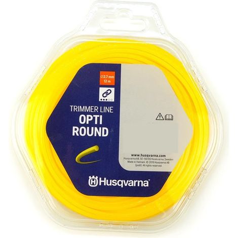 Husqvarna Opti Round 597668831 - Filo decespugliatore 2,7 mm x 70 m per testine standard