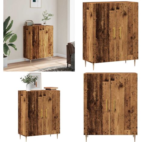vidaXL Sideboard Altholz-Optik 69,5x34x90 cm Holzwerkstoff (1/5)