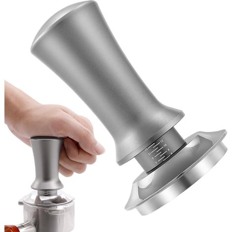 Tamper à ressort - Tamper à poudre de café de 53 mm - base plate - outil (1/5)