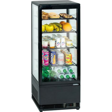 Refrigerador Casselin mini vitrina positiva 98L 160 W