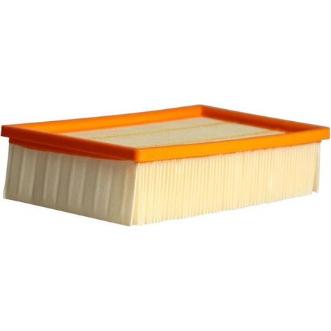 Satz mit 2 flachen Faltenfiltern für originale Kärcher-Modelle: NT 25/1 Ap, NT 35/1, NT 45/1, NT 55/1, NT 361, NT 561, NT611 Tact, Te, M, Eco. Ersetzt Originalteil 6.904-367.0 (1/5)