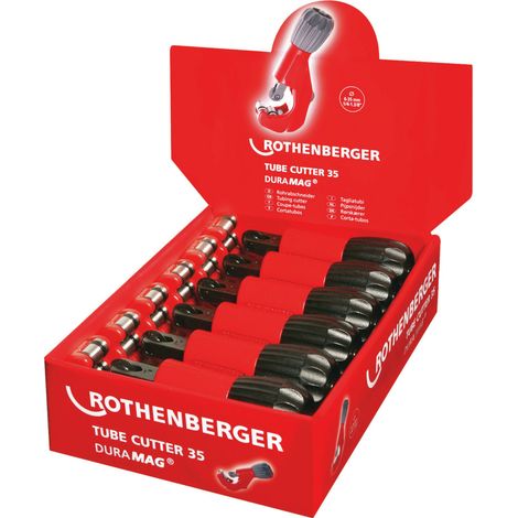 ROTHENBERGER TUBE CUTTER 35, DURAMAG, Display, 6 pezzi - 070027DB (1/5)