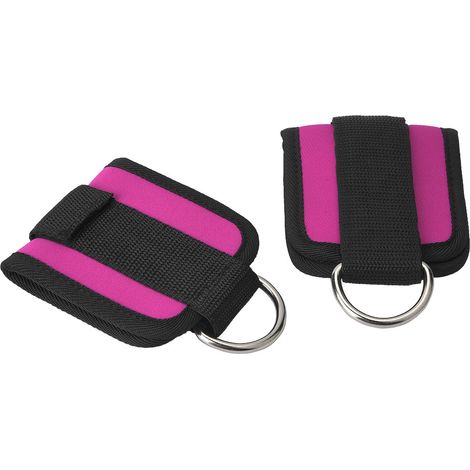 Sangle De Cheville Fitness - Boucle En D Renforcée - Pour Entraînement Gymnase Et Musculation - Paire (1/5)