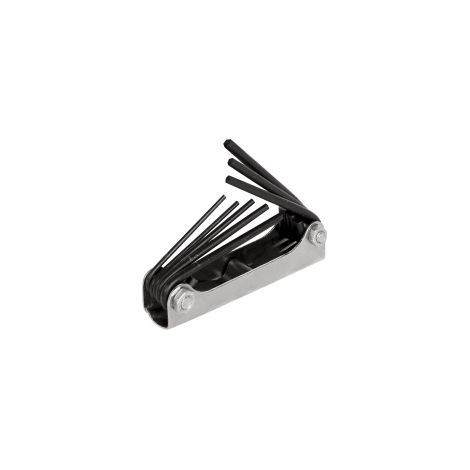 Chiavi 6 Punte su Supporto in Metallo Caratteristiche 8 Chiavi: 2 / 3 / 4 / 5 / 5,5 / 6 / 8 / 10 mm.