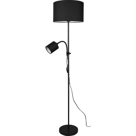 Lampadaire, 1xE27, Noir (1/5)