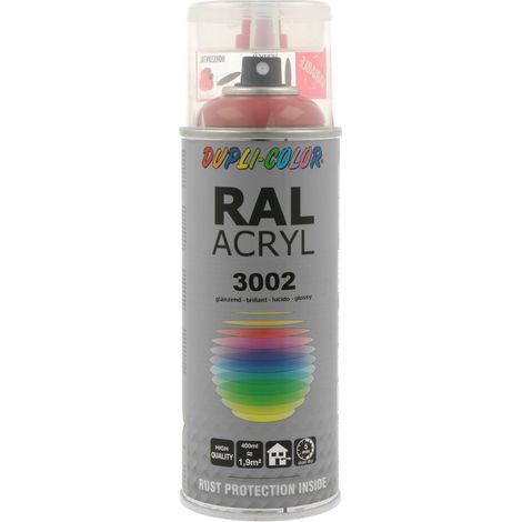 PEINTURE ACRYL RAL3002 BRILLANT 400ML DUPLI COLOR