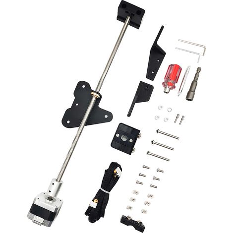 Kit de mise à niveau double axe Z vis trapézoïdale T8 pour imprimante 3D Creality Ender 3/3S/3 Pro renforce stabilité