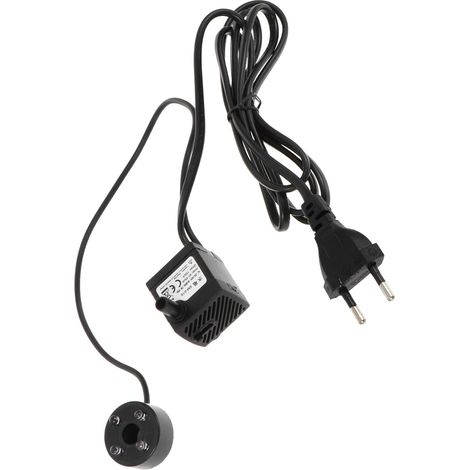 Mini pompe submersible de 3 watts, fontaine avec lumières LED multicolores, compatible avec une alimentation AC220V. (1/5)