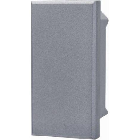 TrAdE Shop Traesio - 2 Copritasti Copri Foro 1m Tech Silver Compatibile Con Bticino Axolute -