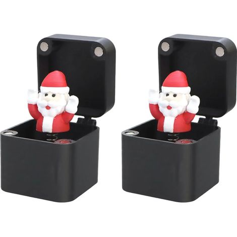 Décoration de Noël en boîte (1/2/4 pièces) : Père Noël, renne, bonhomme de neige, etc. Décoration de table originale, cadeau. (1/5)