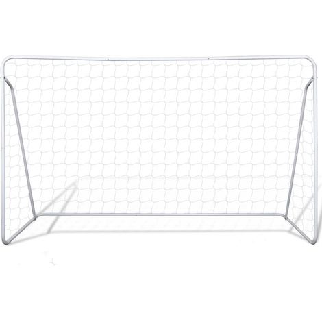 Maison Exclusive - Cage de but de football 240x90x150 cm acier haute qualité (1/5)