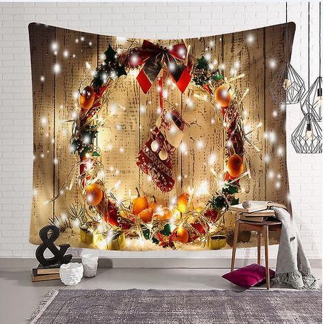 150x130cm Chambre Salon Dcoration Tenture Murale Tapisserie Couverture Tapis De Nol Tapisserie Dcor La Maison (1/5)