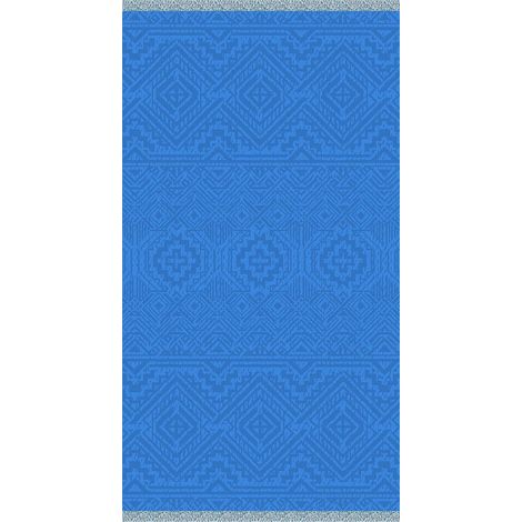 Drap de bain turquoise 90 x 160 cm (1/3)