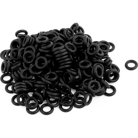 200 pièces Noir Joint torique universel 5,5 mm x 1,2 Bun-aN Material Öldichtung Unterlegscheiben (1/2)