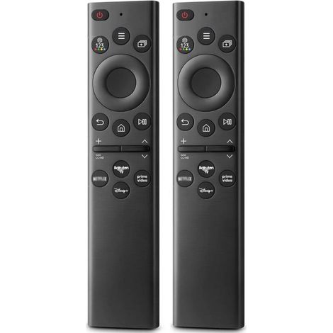 x Télécommande de remplacement pour téléviseur Samsung The Frame avec Rakuten TV, Disney, Prime Video, Netflix et boutons d'accès rapide. Compatible avec les téléviseurs intelligents Samsung. (1/5)