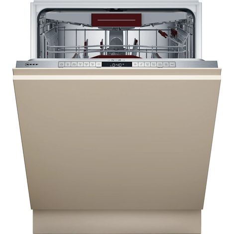 Neff S175ECX13F. Posizionamento dell'apparecchio: A scomparsa totale, Dimensione: Dimensione massima (60 cm), Colore pannello di controllo: Acciaio inox. Numero di coperti: 14 coperti, Classe emiss...
