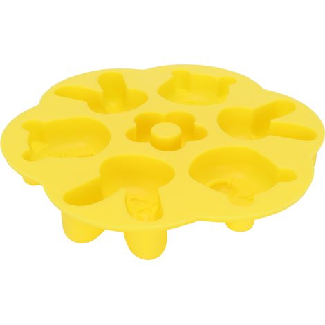 Silikonform mit Cartoon-Motiv für selbstgemachte Schokoladenkuchen, wiederverwendbar in der Küche zum Backen. (1/5)