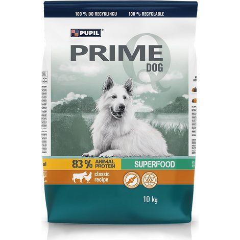 PUPIL Prime riche en volaille et bœuf pour chiens 10 kg (1/4)