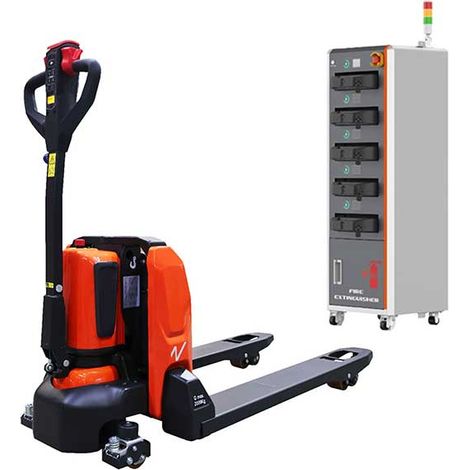 Transpallet elettrico - Batteria al litio 24V 40Ah - Carico mass. 1.5T - Utilizzi intensivi fino a -15°C - Logistica - Industria - PTE15NPRO