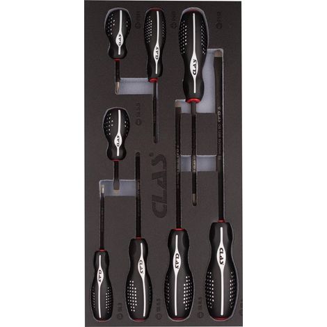 Insert tournevis ph-fente (8pcs)Insert tournevis ph-fente (8pcs)- OS 1200 - CLAS Equipements