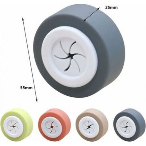 Ganci adesivi – OKUMGGYJ – 25 x 55 mm – Cromati – 4 pezzi – Installazione facile senza foratura (1/5)