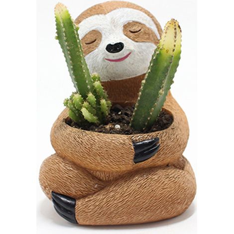 Lässige Blumentopf-Ornamente, innovative Harz-Blumentöpfe für Sukkulenten, Bürodekorationen