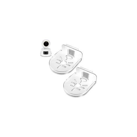 2 Pièces Support Mural Surveillance, Plastique Universels Accessoires Supports pour Caméra Dôme