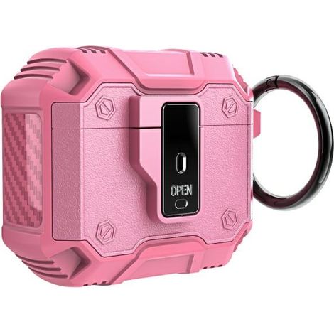 Funda Beline Click para AirPods 4, color rosa.