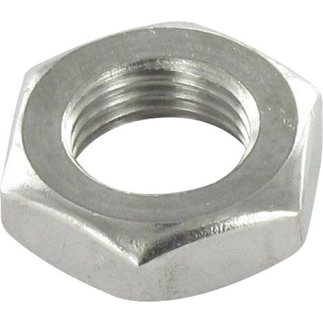 Ecrou hexagonal bas hm/contre Ecrou Inox A2 M12 Pas fin Pas de 150 - 1 pièce (1/3)