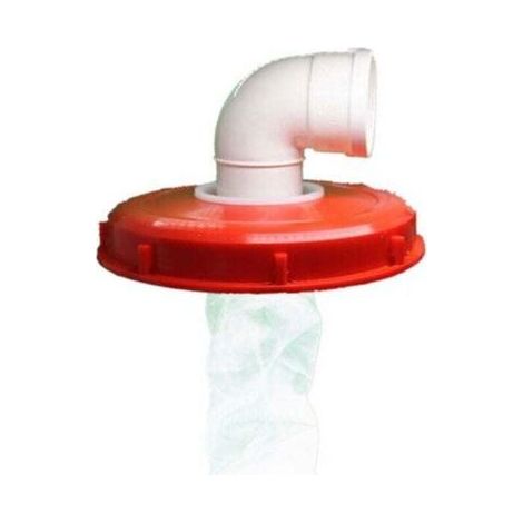 ALLIANDISCouvercle de Réservoir IBC avec Filtre en Nylon Lavable pour Réservoir d'eau de Pluie IBC 1000 litres,Filtre À Couvercle IBC Accessoires de Réservoir IBC,Filtre à Eau de Pluie en Nylon (245mm (1/4)