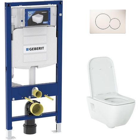 Pack Bati support Geberit et WC-suspendu, sans rebord Renova (1/5)