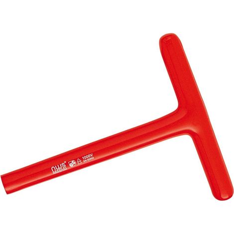 NWS 17 mm Sechskant-Steckschlüssel, T-Griff DIN7440, Kohlenstoffstahl.