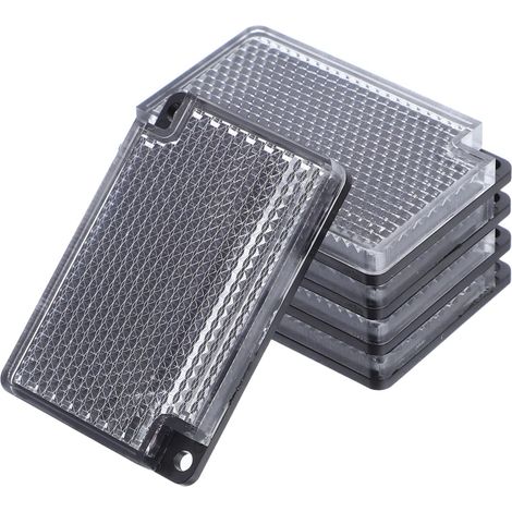 Lot de 5 Plaques réfléchissantes pour capteur photoélectrique, accessoire robuste sécurité bâtiment et véhicule
