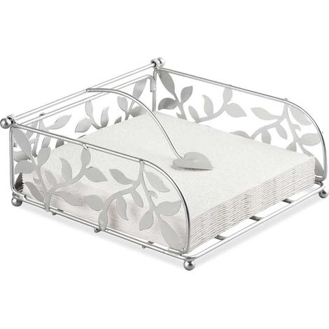 Support à Serviettes en Papier - Motif Branches Gris