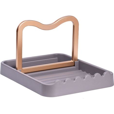 Support Pour Couvercles Et Ustensiles - Support Multifonction Pour Cuillères Cuillères À Soupe Écumoires - Pour Cuisine - 1 Pièce (1/5)