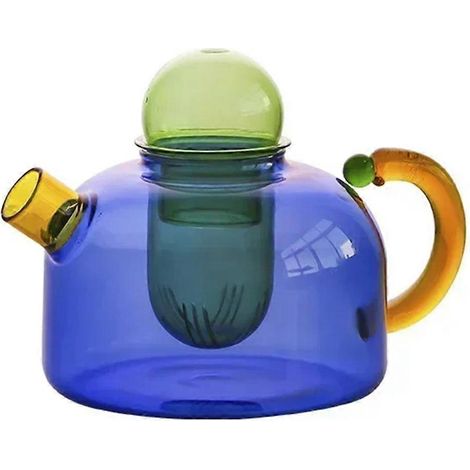Théière en verre chauffante, pichet, service à thé pour les amateurs de thé, bouilloire, tasse à eau, cuiseur à bouteille, utilisable (1/5)
