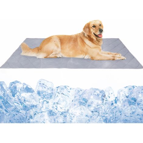 Tapis rafraîchissant pour chiens et chats, tapis rafraîchissant pour animaux de compagnie, tapis auto-rafraîchissant, coussin rafraîchissant, couverture rafraîchissante lavable pour chiens et chats, l (1/5)