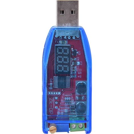 Module régulateur d'alimentation cc, potentiomètre réglable USB, convertisseur élévateur et descendant. (1/5)