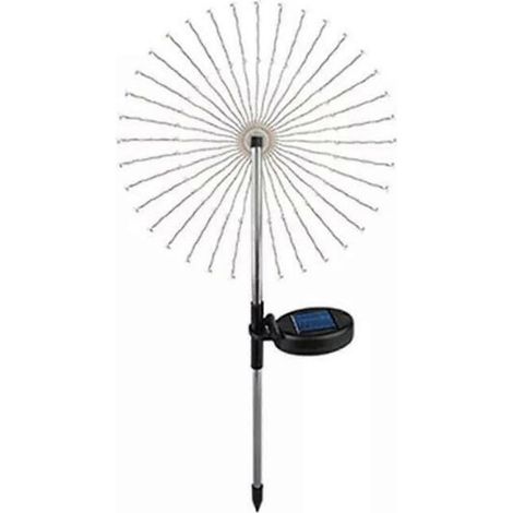Décoration de Noël pour cour intérieure : lampe solaire LED pour composition florale (forme modifiable manuellement) (1/2)