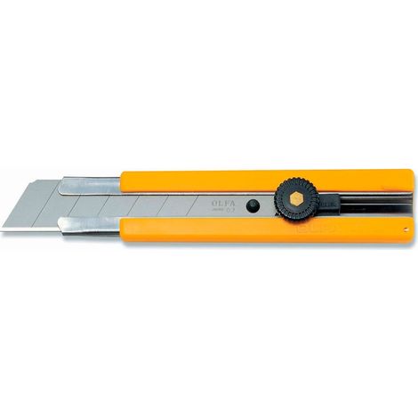 Cutter taglierino lama 25mm h-1 nuovo con rotella Olfa (1/2)