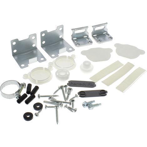 Kit fissaggio coperchio porta per lavastoviglie electrolux